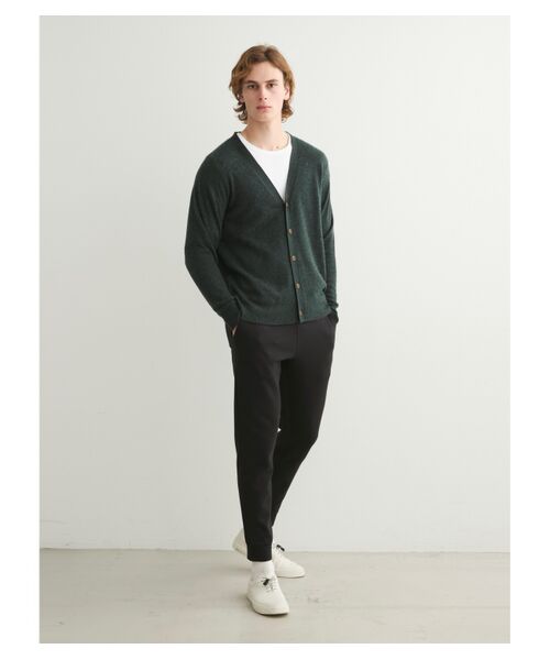 three dots / スリードッツ ニット・セーター | Men's recycled cashmere cardigan | 詳細9