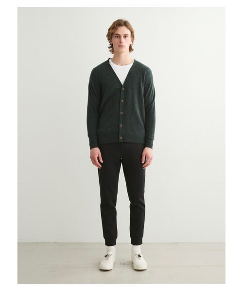 three dots / スリードッツ ニット・セーター | Men's recycled cashmere cardigan | 詳細10