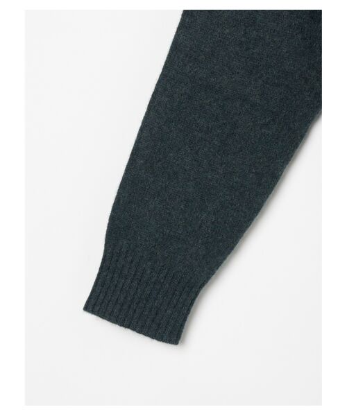 three dots / スリードッツ ニット・セーター | Men's recycled cashmere cardigan | 詳細3