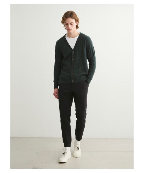 three dots / スリードッツ ニット・セーター | Men's recycled cashmere cardigan | 詳細7