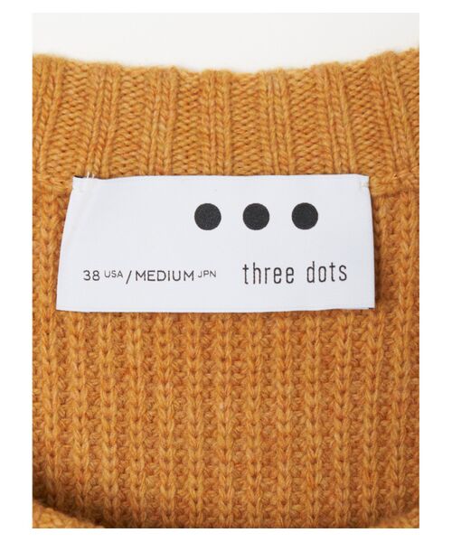 three dots / スリードッツ ニット・セーター | Men's tasmania oneside raglan crew neck | 詳細4