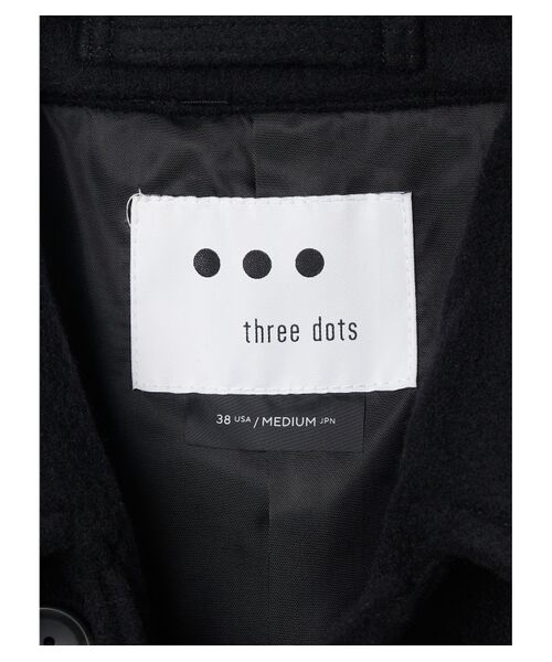 three dots / スリードッツ その他アウター | Wool beaver soutien coat | 詳細3