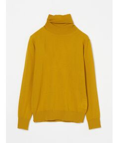 three dots / スリードッツ ニット・セーター | Merino superfine l/s turtle neck