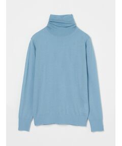 three dots / スリードッツ ニット・セーター | Merino superfine l/s turtle neck