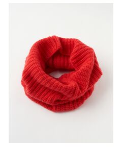 Holiday cashmere snood