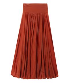 three dots / スリードッツ スカート | jersey colette long skirt