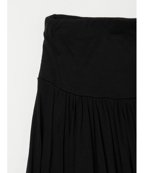three dots / スリードッツ スカート | jersey colette long skirt | 詳細3