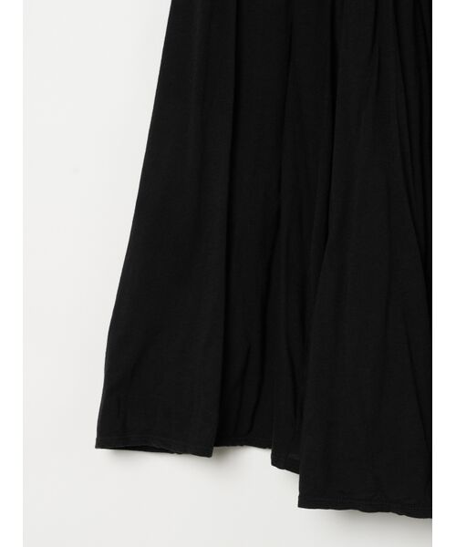 three dots / スリードッツ スカート | jersey colette long skirt | 詳細4