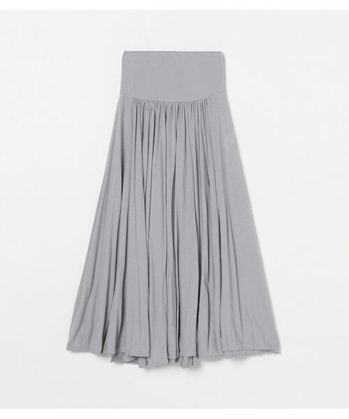 THREE DOTS スリードッツ　ロングスカート jersey colette long skirt （スカート）｜three dots