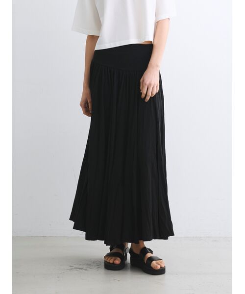 three dots / スリードッツ スカート | jersey colette long skirt | 詳細26