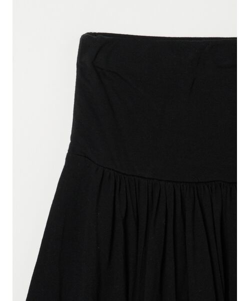 three dots / スリードッツ スカート | Jersey colette medium long skirt | 詳細3
