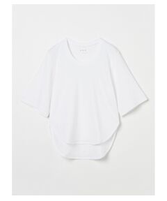 Organic cotton knit half slv tee