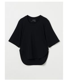 Organic cotton knit half slv tee