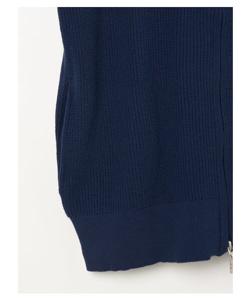 three dots / スリードッツ パーカー | Men's 18G cotton nylon zip hoody | 詳細5