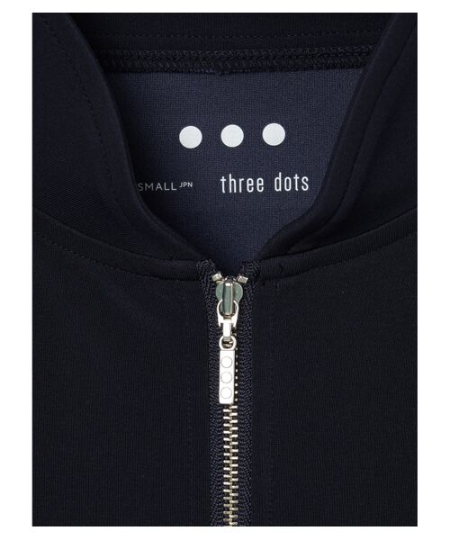 three dots / スリードッツ テーラードジャケット | C dress scuba  blouson | 詳細3