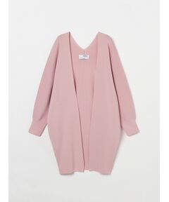 three dots / スリードッツ その他トップス | Knit outer dolman topper w/belt