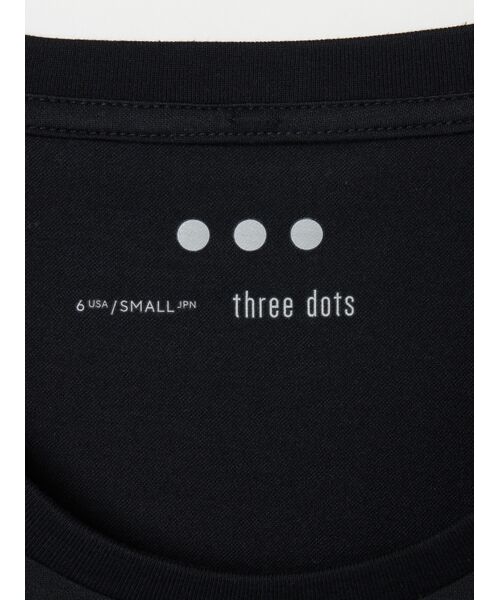 three dots / スリードッツ Tシャツ | Powdery cotton s/s crew T | 詳細3