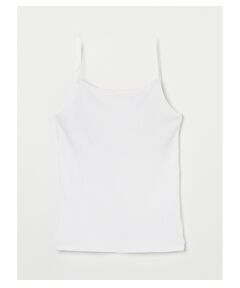 Cotton rib bra camisole