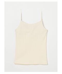 Cotton rib bra camisole