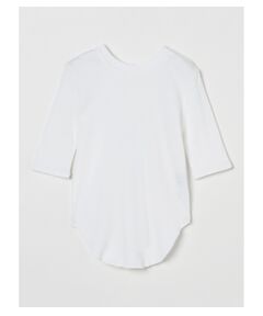 Cotton rib narrow tee