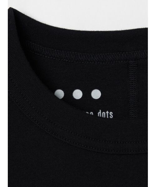 three dots / スリードッツ Tシャツ | Organic cotton knit boy's alex | 詳細3
