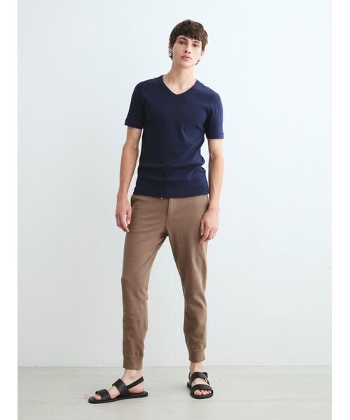 three dots / スリードッツ Tシャツ | Men's Organic cotton knit New Keith | 詳細10