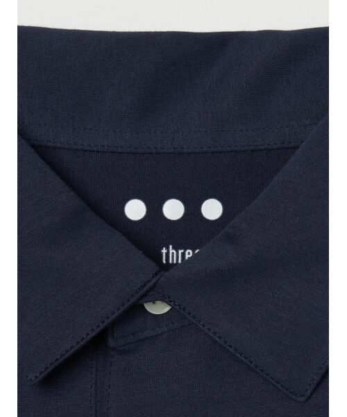 three dots / スリードッツ ポロシャツ | Men's Sanded jersey New George | 詳細5