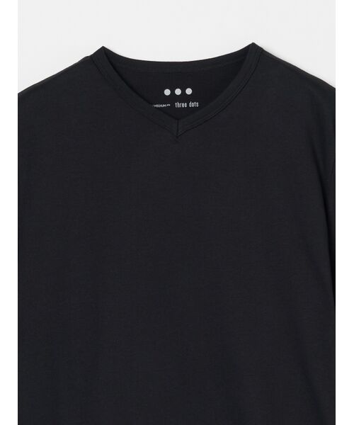 three dots / スリードッツ Tシャツ | Men's Sanded jersey Matt | 詳細2