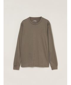three dots / スリードッツ Tシャツ | Men's Sanded jersey crew neck