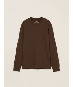 three dots / スリードッツ Tシャツ | Men's new sandedjersey crew neck