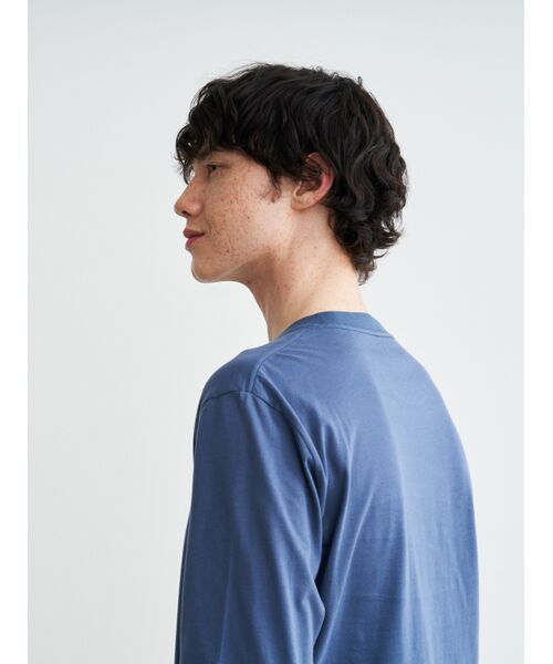 three dots / スリードッツ Tシャツ | Men's Sanded jersey crew neck | 詳細7