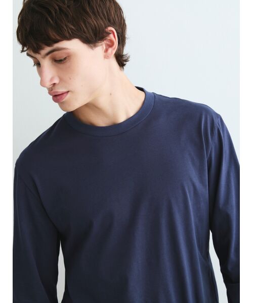 three dots / スリードッツ Tシャツ | Men's Sanded jersey crew neck | 詳細8