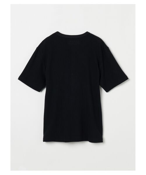 three dots / スリードッツ Tシャツ | Men's supima bare waffle henley | 詳細1