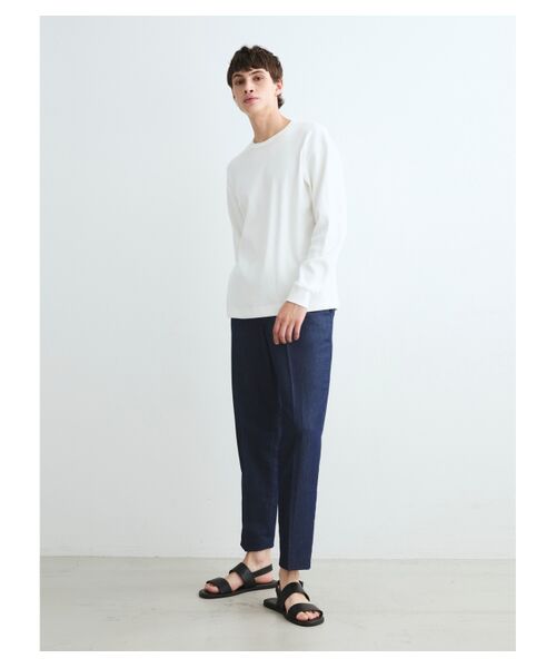 three dots / スリードッツ その他トップス | Men's supima bare waffle sweat | 詳細9