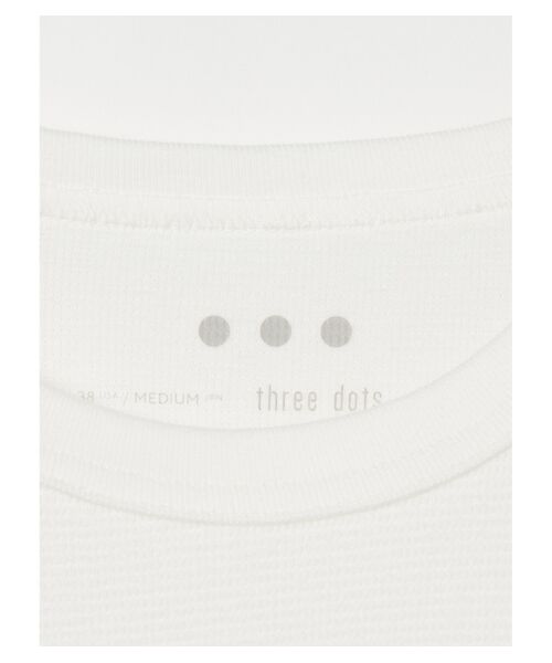 three dots / スリードッツ その他トップス | Men's supima bare waffle sweat | 詳細3