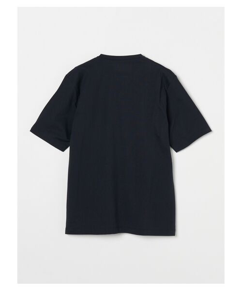 three dots / スリードッツ Tシャツ | Men's cotton silk s/s key neck | 詳細1