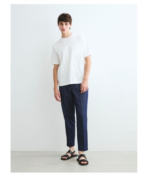 three dots / スリードッツ Tシャツ | Men's cotton silk s/s pocket T | 詳細9