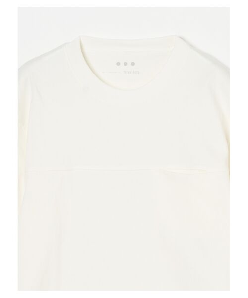 three dots / スリードッツ Tシャツ | Men's cotton silk s/s pocket T | 詳細2