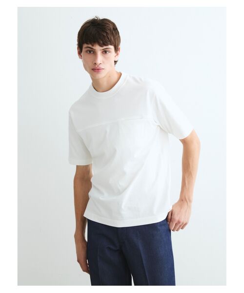 three dots / スリードッツ Tシャツ | Men's cotton silk s/s pocket T | 詳細6