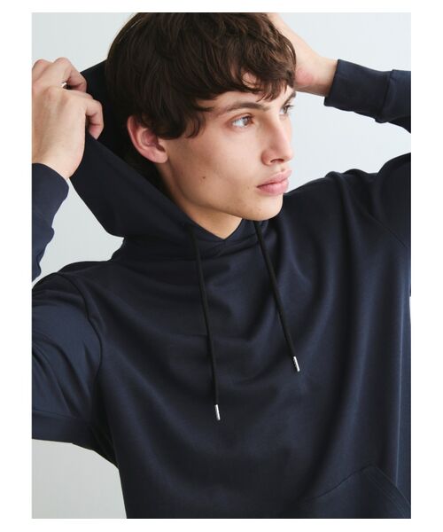 three dots / スリードッツ パーカー | Men's highgaugefleece pullover hoodie | 詳細9