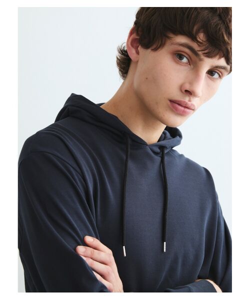 three dots / スリードッツ パーカー | Men's highgaugefleece pullover hoodie | 詳細8
