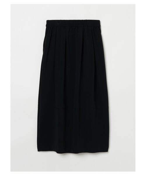 three dots / スリードッツ スカート | Stretch ponte cocoon skirt | 詳細1