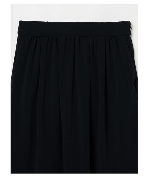 three dots / スリードッツ スカート | Stretch ponte cocoon skirt | 詳細2