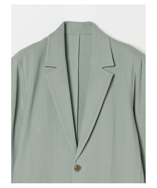 three dots / スリードッツ テーラードジャケット | Men's mix pattern jacket | 詳細2