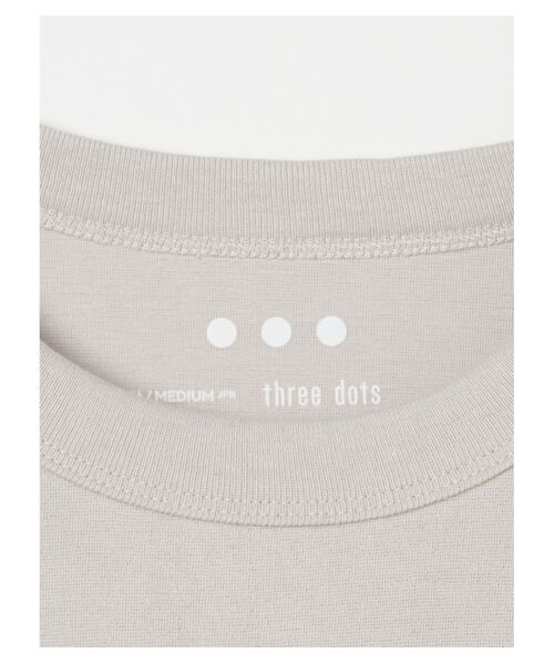 three dots / スリードッツ Tシャツ | Men's compact pile s/s crew T | 詳細3