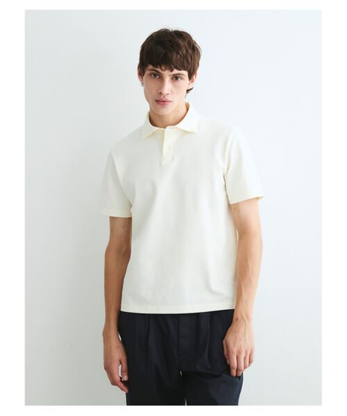 Men's highgauge stretch s/s polo