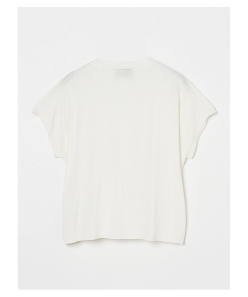 three dots / スリードッツ Tシャツ | Washable cotton silk s/s top | 詳細1