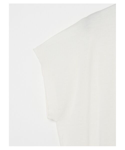 three dots / スリードッツ Tシャツ | Washable cotton silk s/s top | 詳細4