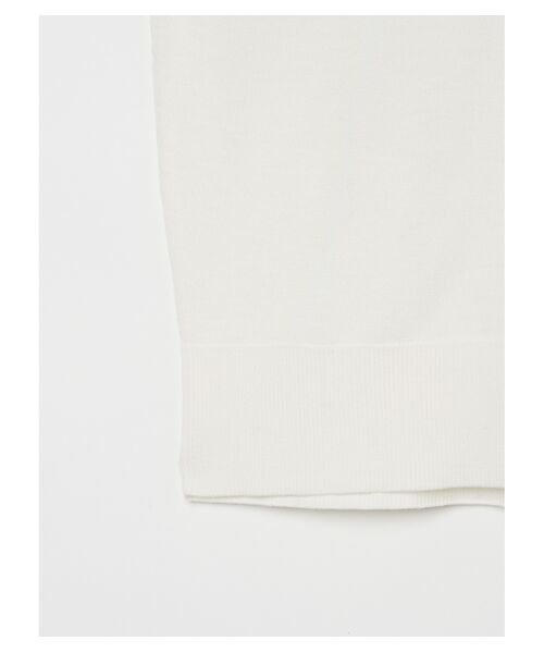 three dots / スリードッツ Tシャツ | Washable cotton silk s/s top | 詳細5