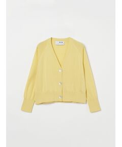 Washable cotton silk cropped cardigan